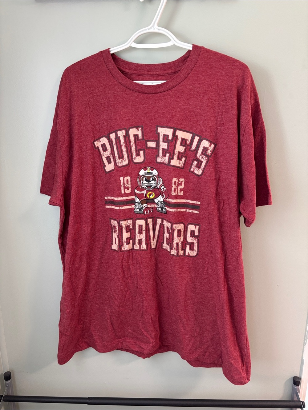 Beavers Red Graphic Tee